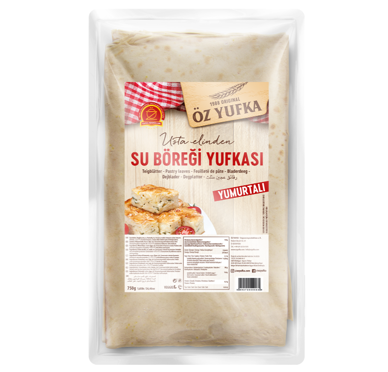 Öz Yufka Pastry Leaves (Su Böreği Yufkası) 750g