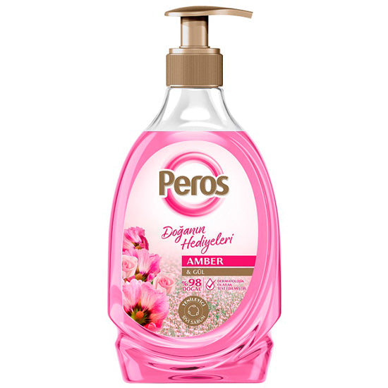 Peros Liquid Hand Soap Amber & Rose 400ml