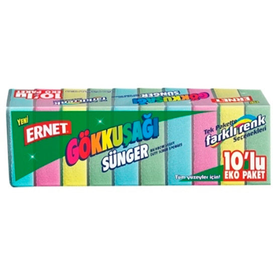Ernet Dishwashing Sponges 10 pcs