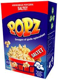 Popcorn (til mikrobølgeovn) 3x270g