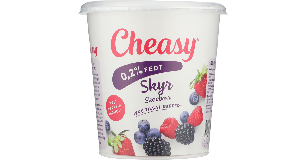 Skyr with forest berries 0.2% 1kg