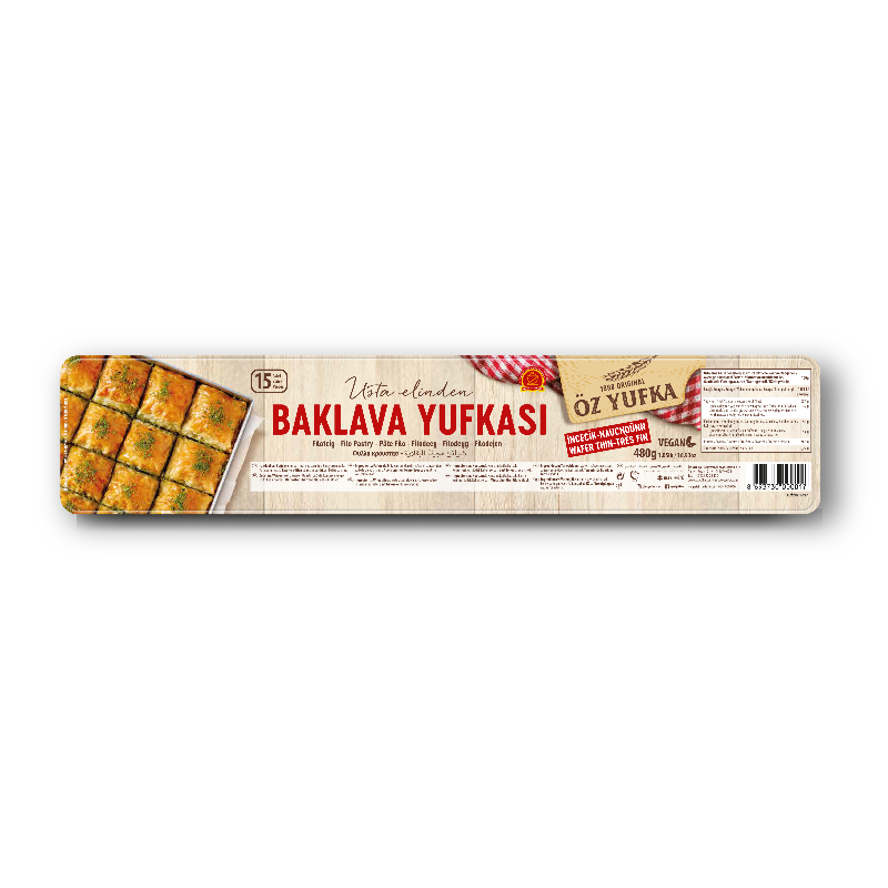 Öz Yufka Pastry Leaves (Baklava Yufkası) 480g