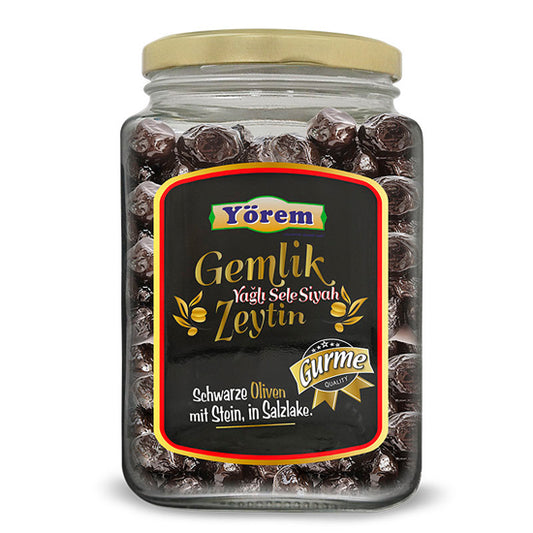 Yörem Gourmet Sort Gemlik Oliven 900g