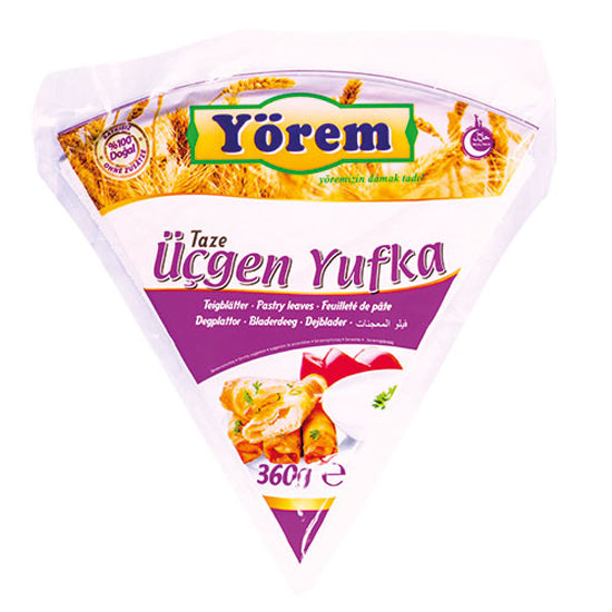 Yörem (Üçgen Yufka) Pastry Leaves 360 gr.