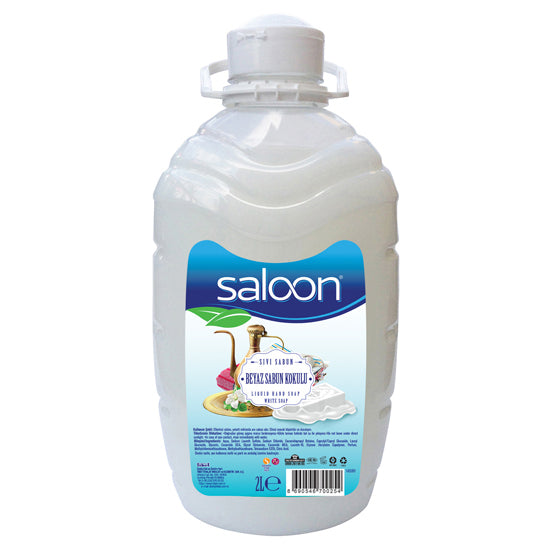 Saloon Sıvı El Sabunu Beyaz Sabun 4L