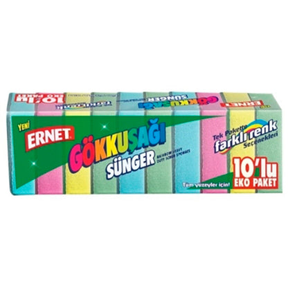 Ernet Dishwashing Sponges 10 pcs