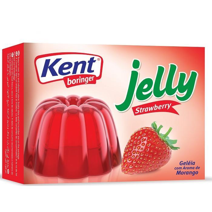 Kent Jelly med jordbærsmag 85g