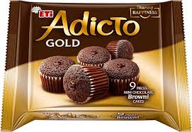 Eti Adicto Gold Mini Chokolade Browni 180 g