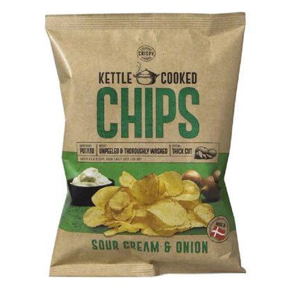 Kettle Cooked Chips Sour Cream & Onion 150g