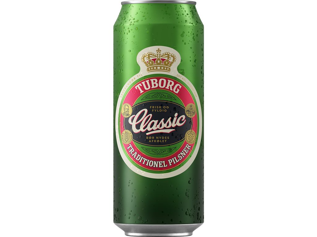 Tuborg Classic Pilsner 4,6% 50 cl